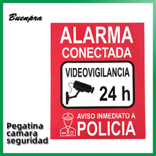 Adhesivo De Advertencia CCTV - 130mm X 100mm | Para Seguridad Y Vigilancia | ¡Nuevo!