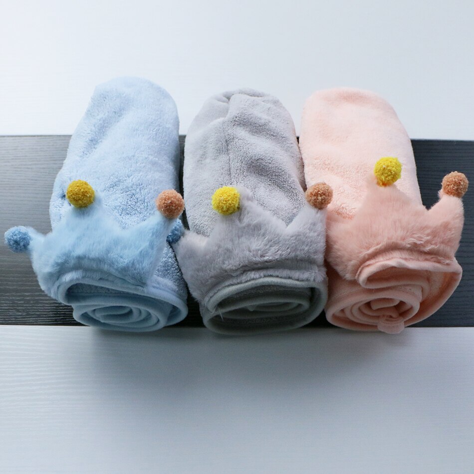 Microfiber Dry Hair Towel Wrap for Women Anti Frizz Head Turban for Long Curly Thick Hair Blue Pink Grey Soft