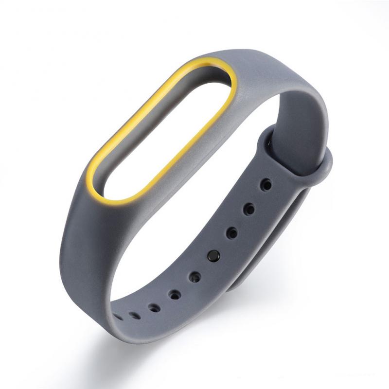 For Mi band 2 Wristbands belt Colorful Silicone Wrist Strap Bracelet Double Color Replacement watchband: 10