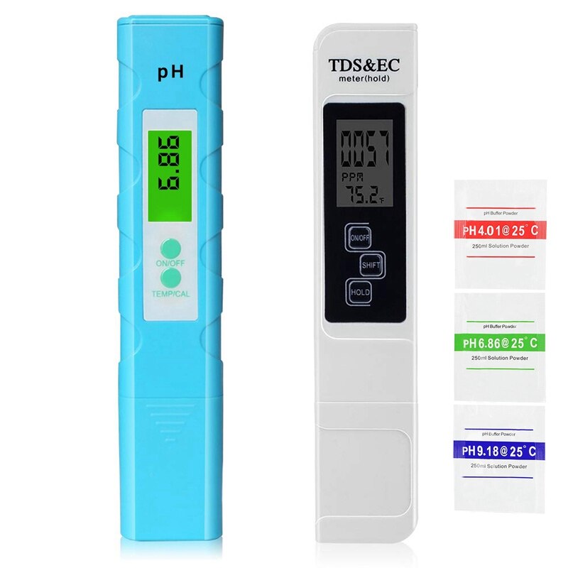 Water Tester Digital PH Meter and Digital TDS Meter Kit with ATC for Drinking Water Hydroponics Aquarium