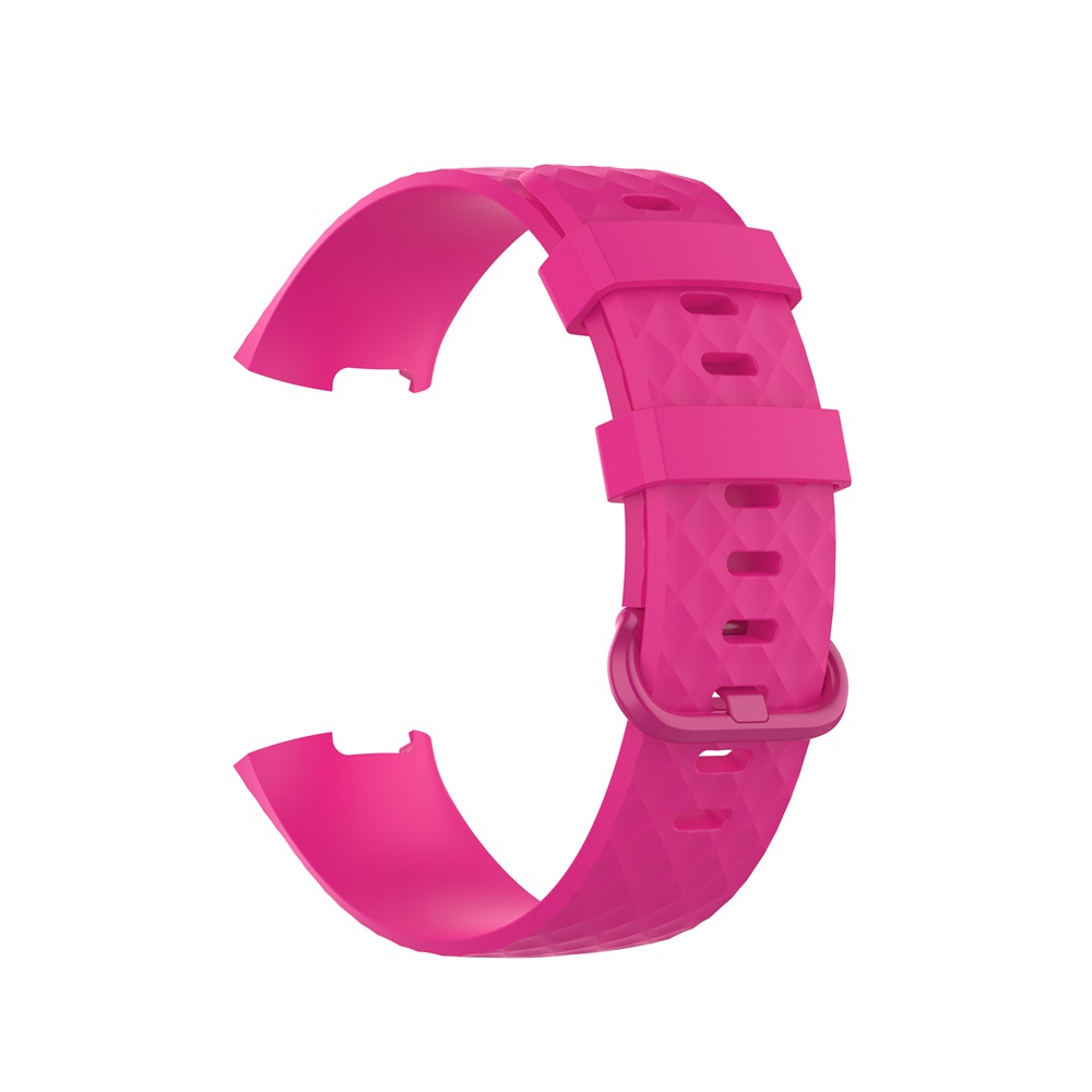 Silikonarmbänder für Fitbit aufladen 4, Fitbit aufladen 3 SE, Ersatzarmbänder für aufladen 4 3 Smartwatch-Zubehör: S / Sand ROSA