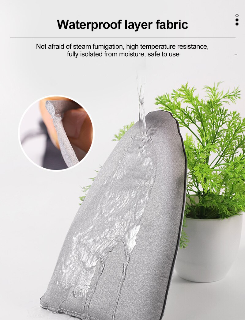 Håndholdt mini strygning pad ærme strygebræt holder varmebestandig handske til tøj tøj damper portabe jern bord rack