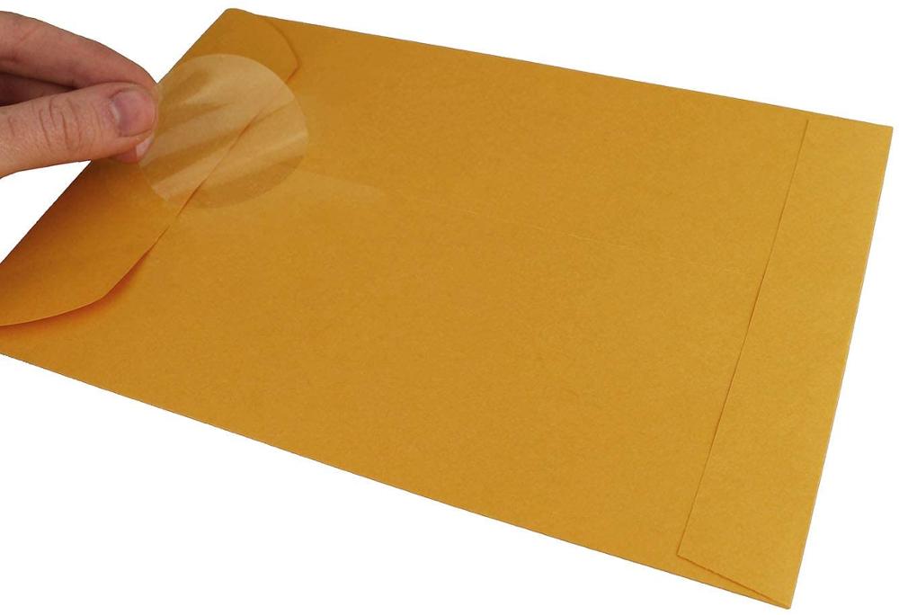 Transparent Stickers Scrapbooking for Box Sealing Labels Round Clear Vinly Waterproof Adhesive Tape Stationey Supply