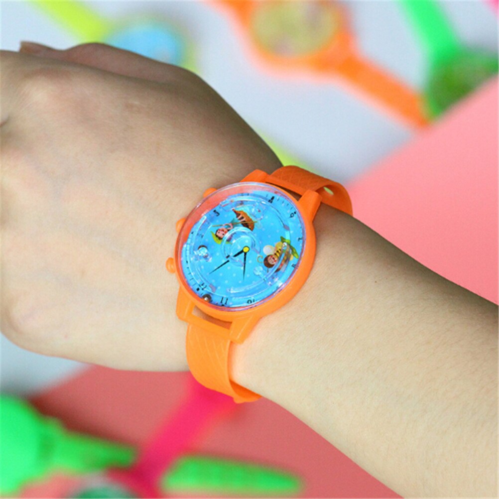3Pcs Kleurrijke Bal Doolhof Spel Puzzel Labyrint Horloge Speelgoed Voor Meisjes Jongens Kids