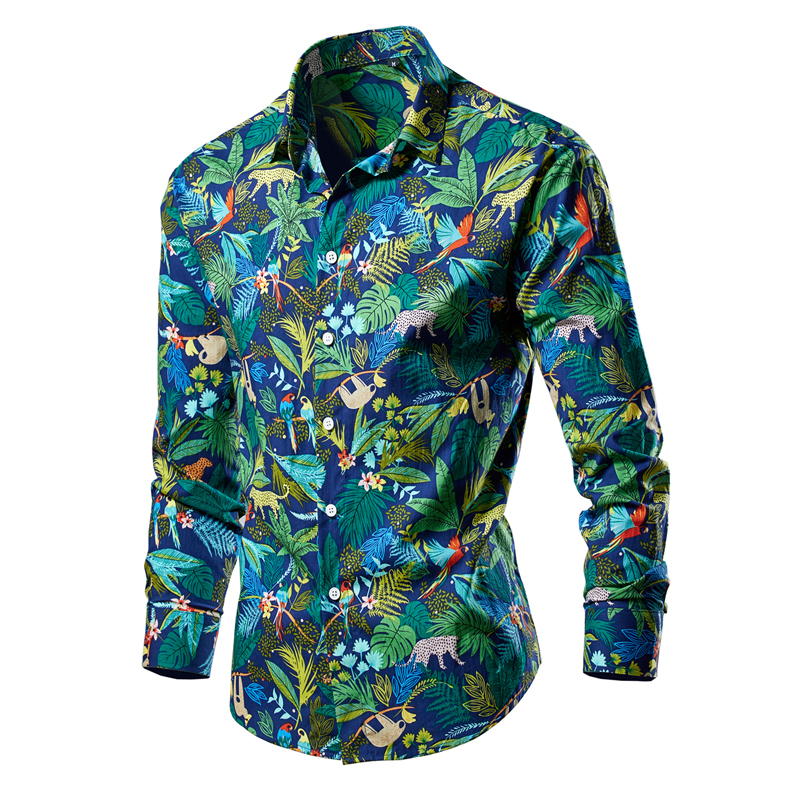 Chemise Hawaïenne à Manches sulfpour Homme, Vêtement en Coton Doux, Mince, de Luxe, Streetwear, à Revers, de ,: 4XL / Black