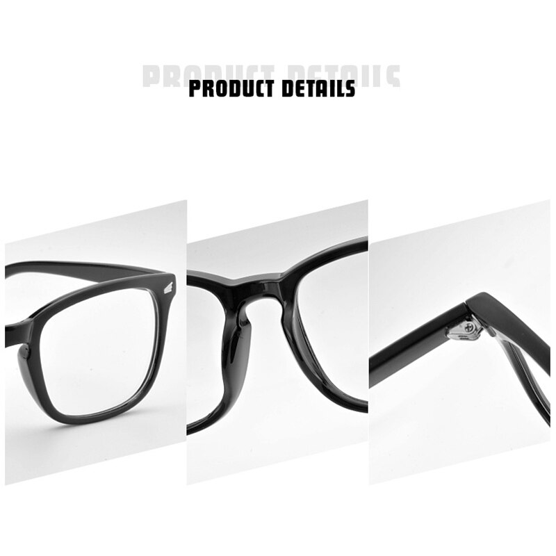 Anti Blue Goggles Myopia Glasses Square Round Face Anti Radiation Eyeglass Flat Glasses Full Frame Glasses Clothing Accessorie