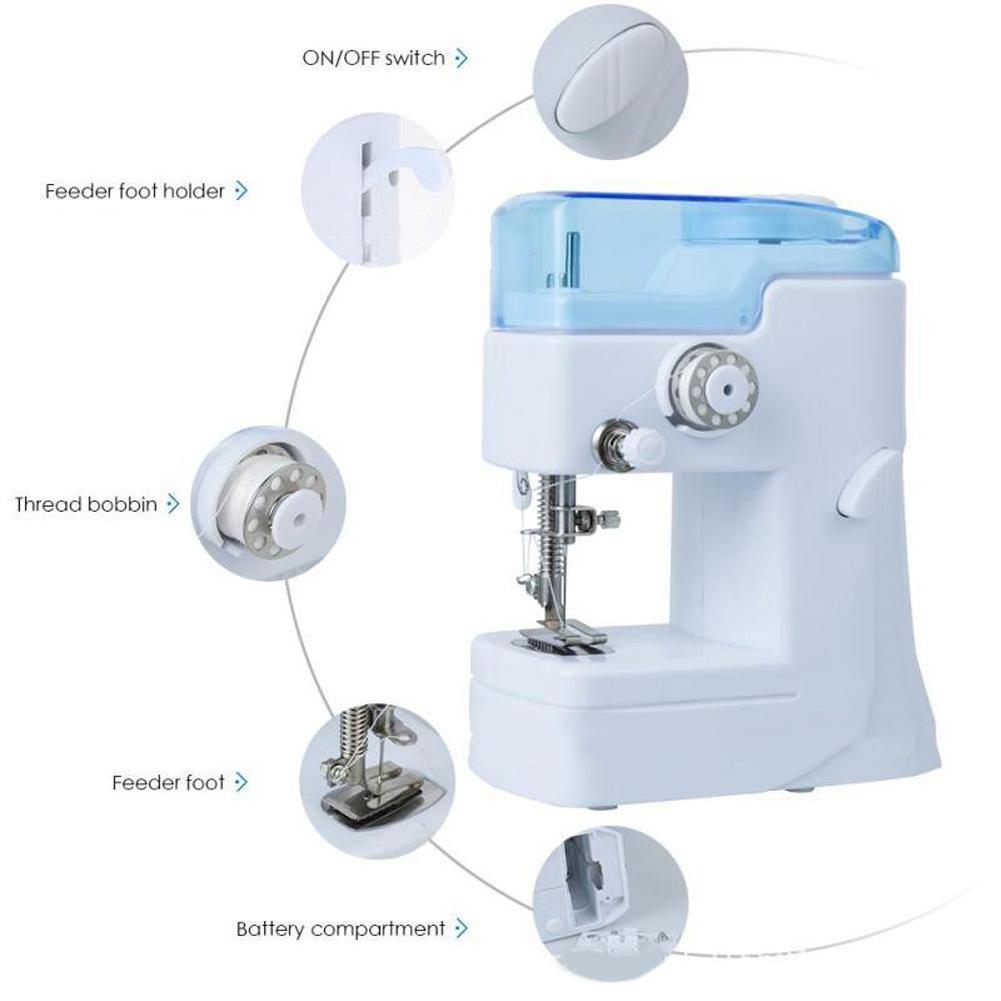Mini Home Sewing Machine Children Multifunction Electric Crafting Mending Machine
