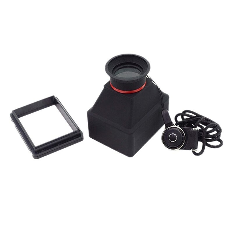 Visor de cámara ABDZ de 3,2 pulgadas, Visor de nificación 3X SLR Sn, capucha sombreada, sin reflejos,
