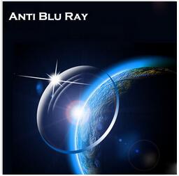 Indeks 1.56 asfæriske linser anti blu ray linse anti stråling nærsynethed linse computer linser harpiks trætheds modstand linse