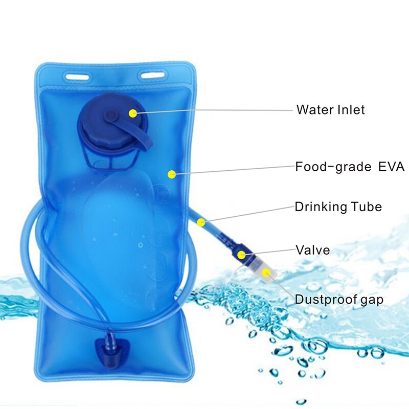 JUNLETU 20L Cycling MTB Backpack /Nylon Fabric/ Night Reflrctive/ Cycling Hydration / Outdoor Camping Hiking Treking Rucksack: Water bag only