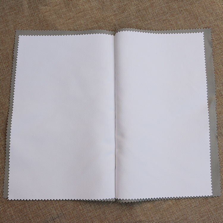 1 stk 25 x 15cm semsket skinn stoff sølv polish klut smykker rengjøring gull platina flerlags anløpsfjerner