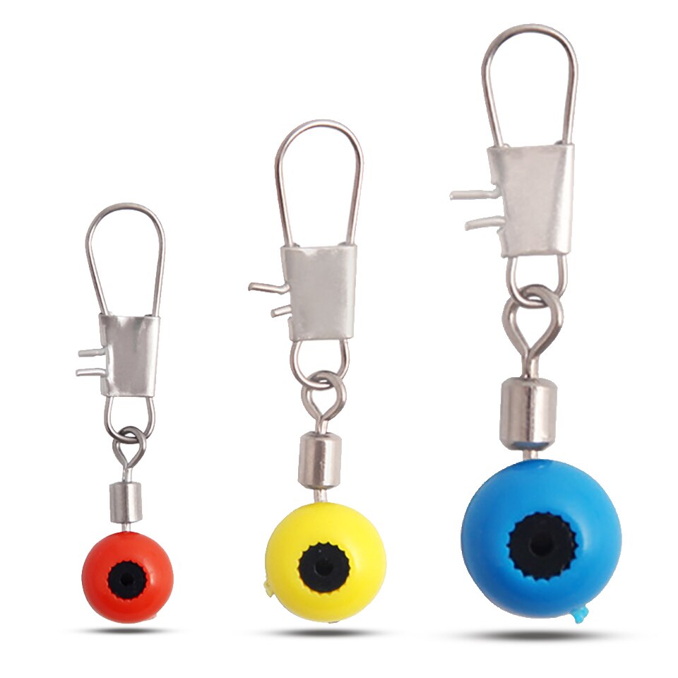 Connecteur de pêche Walk Fish 20 pièces/lot, bouchon de perles d'espace, pivot de pêche à grande vitesse, pièces de matériel de pêche