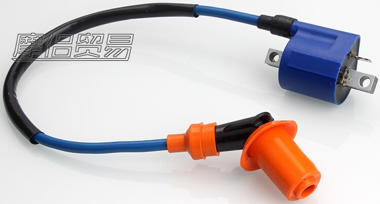 Racing Ignition Coil Gy6 50cc 125cc 150cc 250cc Scooter Moped High Performance Ignition Coil for Motorcycle Easy to Install