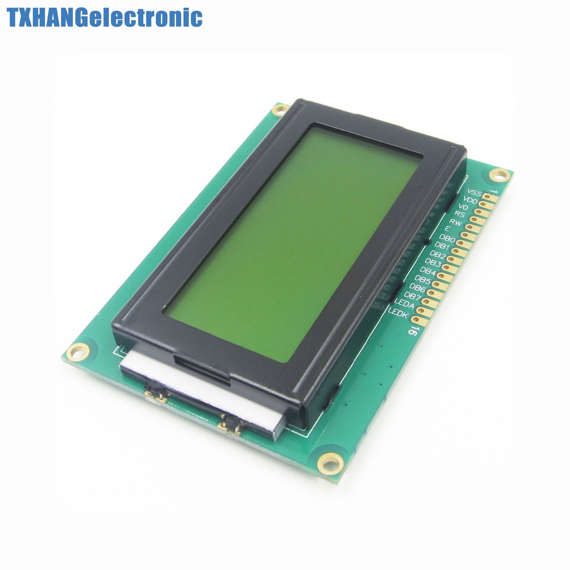 1 LCD1604 16X4 Karakter Lcd Display Module Lcm Geel Zwart Licht 5V Elektronische Component Accessoires Diy