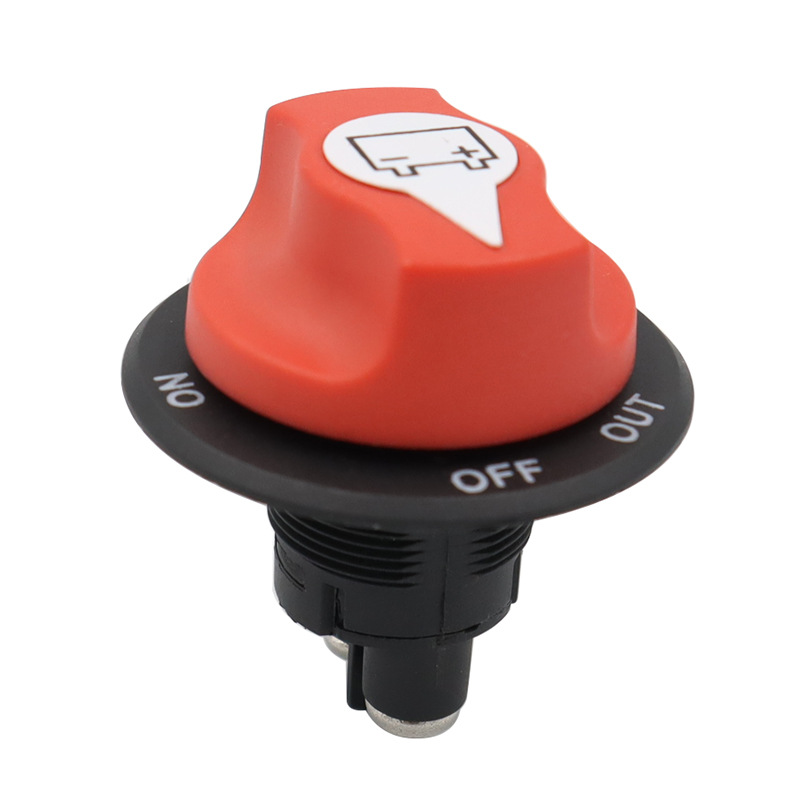 Car Switches Relays 50A 100A 200A 300A 12V Car Battery Disconnect Switchs Cut Off Isolator Switch For RV Motorcycle Truck: Red