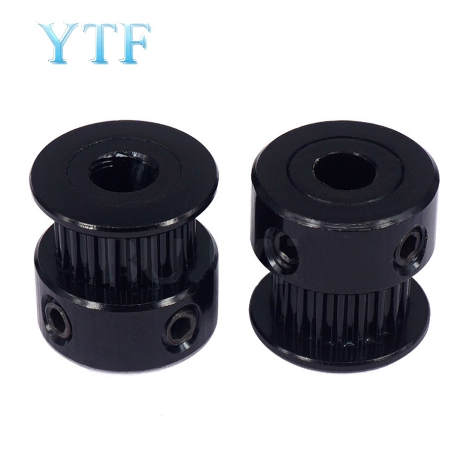 GT2 20 tooth Timing Pulley Aluminum 3D Printer Parts 2GT 20teeth Bore 5mm Width 6mm Part Synchronous Wheel Gear With Screw Teeth