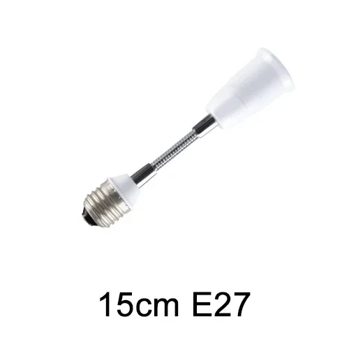 E27 to E27 Flexible Bulb Socket Extender E27 Lamp Rotating Base Lamp Holder 110V 220V Extension Converter 6/9/15/20/30/35/60cm: Blue