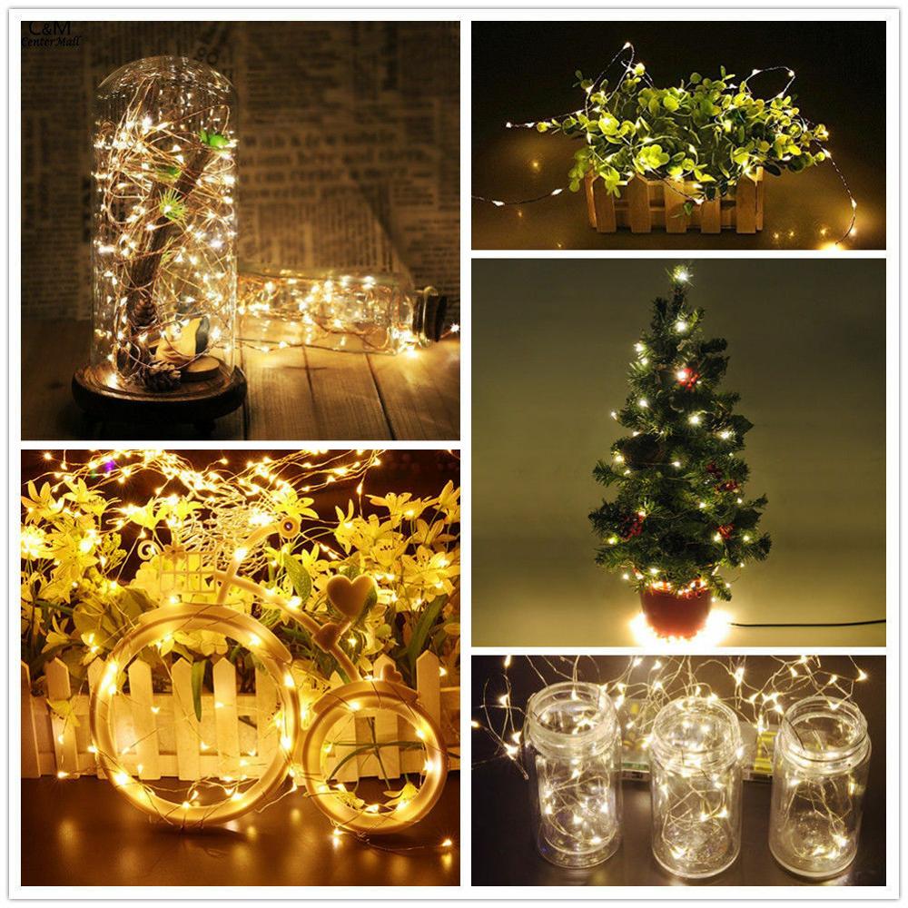 10 meter 5v usb rgb led string lys 8 modes vandtætte julelys indendørs dekoration belysning julekrans fe lys