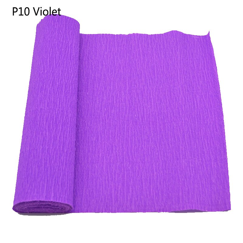 250*25cm Gefältelt Krepp Origami Papier Handwerk DIY Blume Girlande Verpackung Falten Scrapbooking Party Dekoration: P10