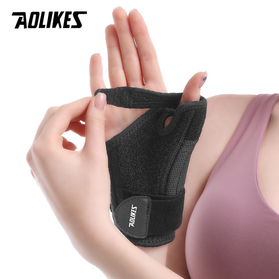 AOLIKES-muñequera de apoyo para el antebrazo, muñequera para levantamiento de pesas, envolturas de entrenamiento para gimnasio, 1 unidad