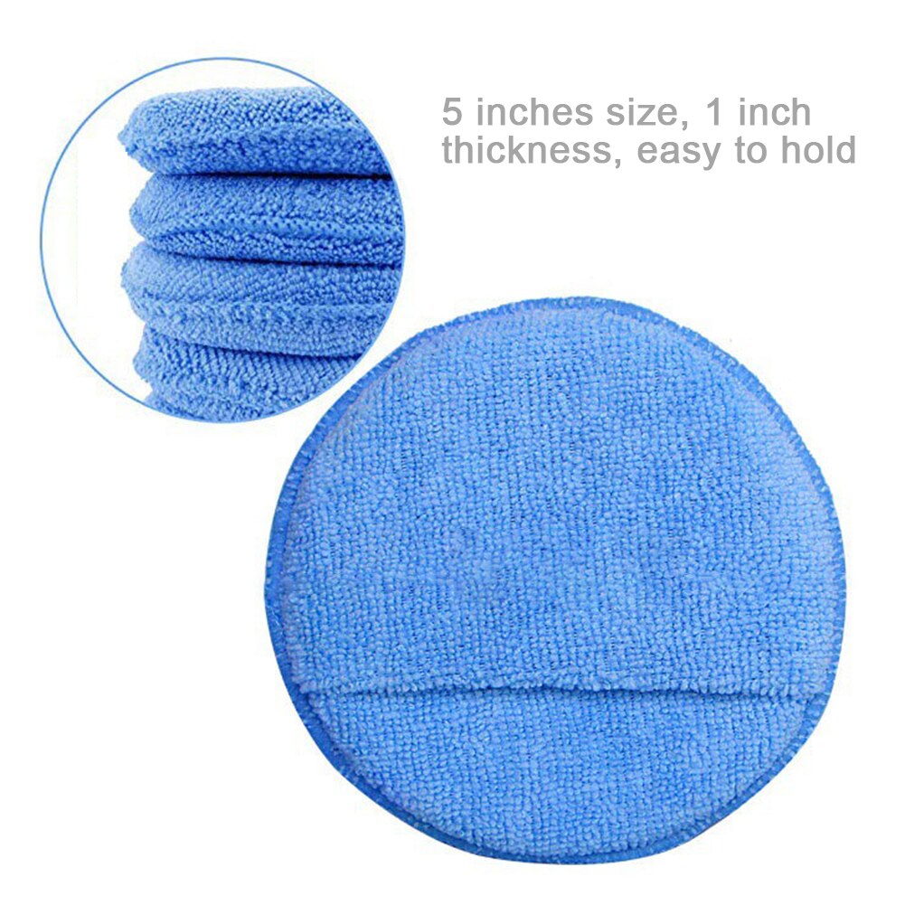 5Pcs 5 Inch Polijsten Spons Buffer Pad Wol Voor Auto Polijstmachine Machine Waxen Polijsten Buffing Auto Paint Care Polijstmachine pads