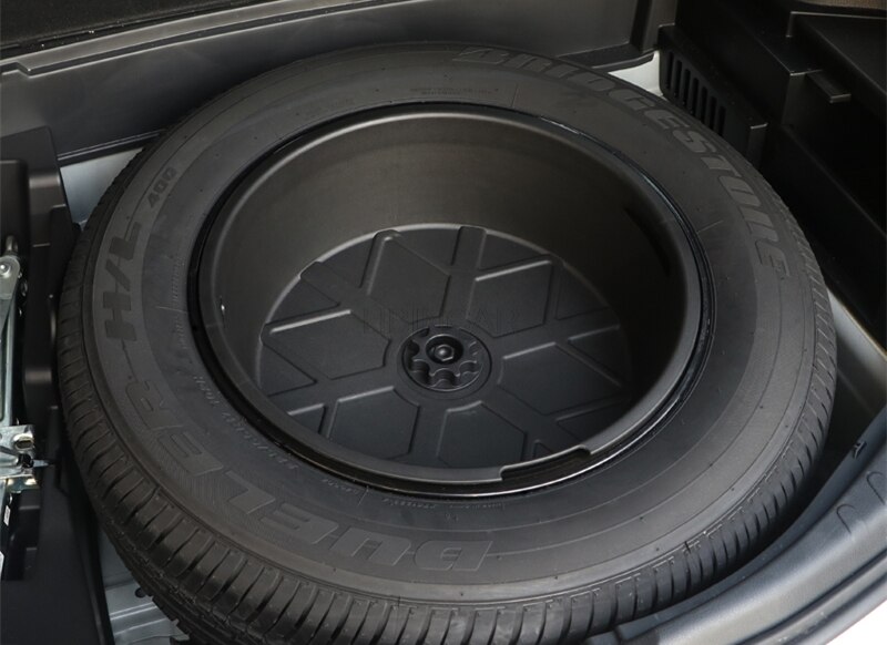 For Toyota RAV4 Trunk spare tire storage box change device box debris storage box decoration car Accessories