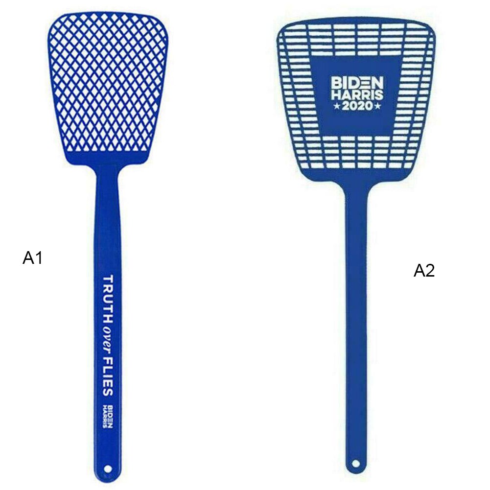 Os valg blå flue swatters plast tunge bug flue ketcher med langt håndtag 2 typer