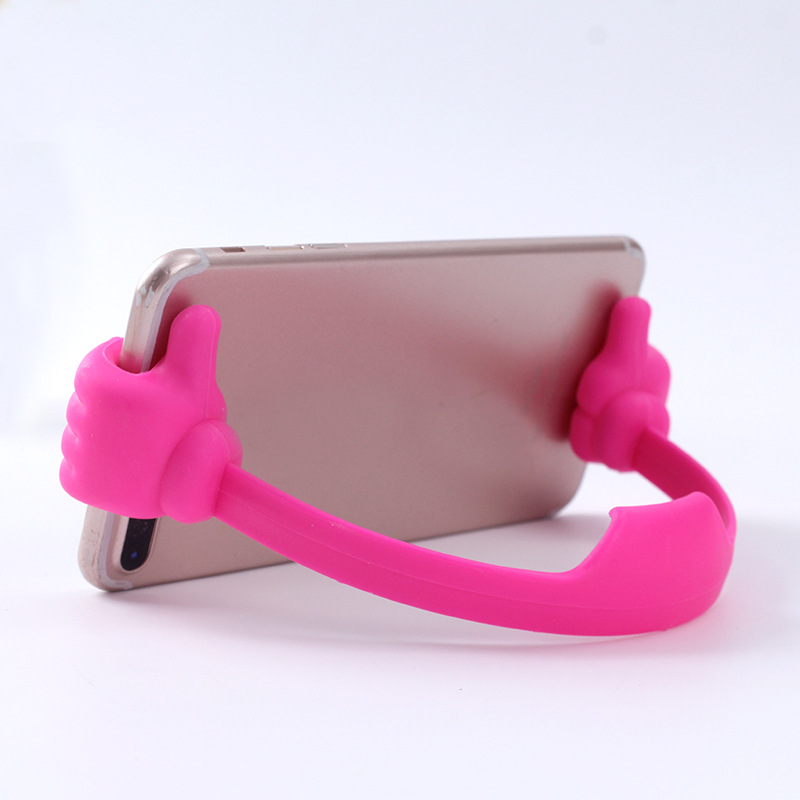 Duimen omhoog Telefoonhouder Luie mobiele telefoon Duimstandaard Draagbare elastische creatieve universele mobiele telefoon iPad-standaard Telefoonsbeugel: Sapphire