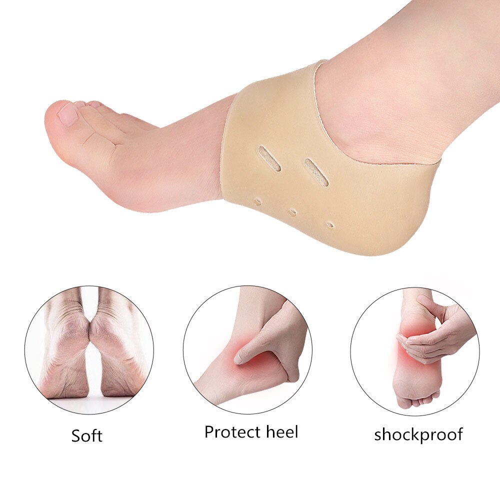 1 Pair Ankle Support With cloth heel cover Women Man heel pain Relief Ankle Sock Brace Support Plantar Protector foot socks