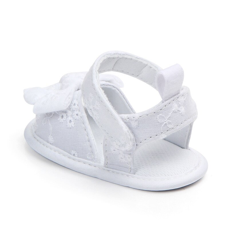 Ins Newborn Baby Girl Shoes Summer Bowknot scarpe carine bambino Casual presepe sandali per ragazze