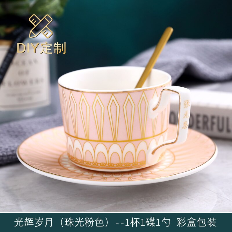 Cute Modern Coffee Cup And Saucer Set Travel Eco Friendly Cup And Saucer Drinkware Filizanki Do Kawy Reusable Mug BD50CS: style14