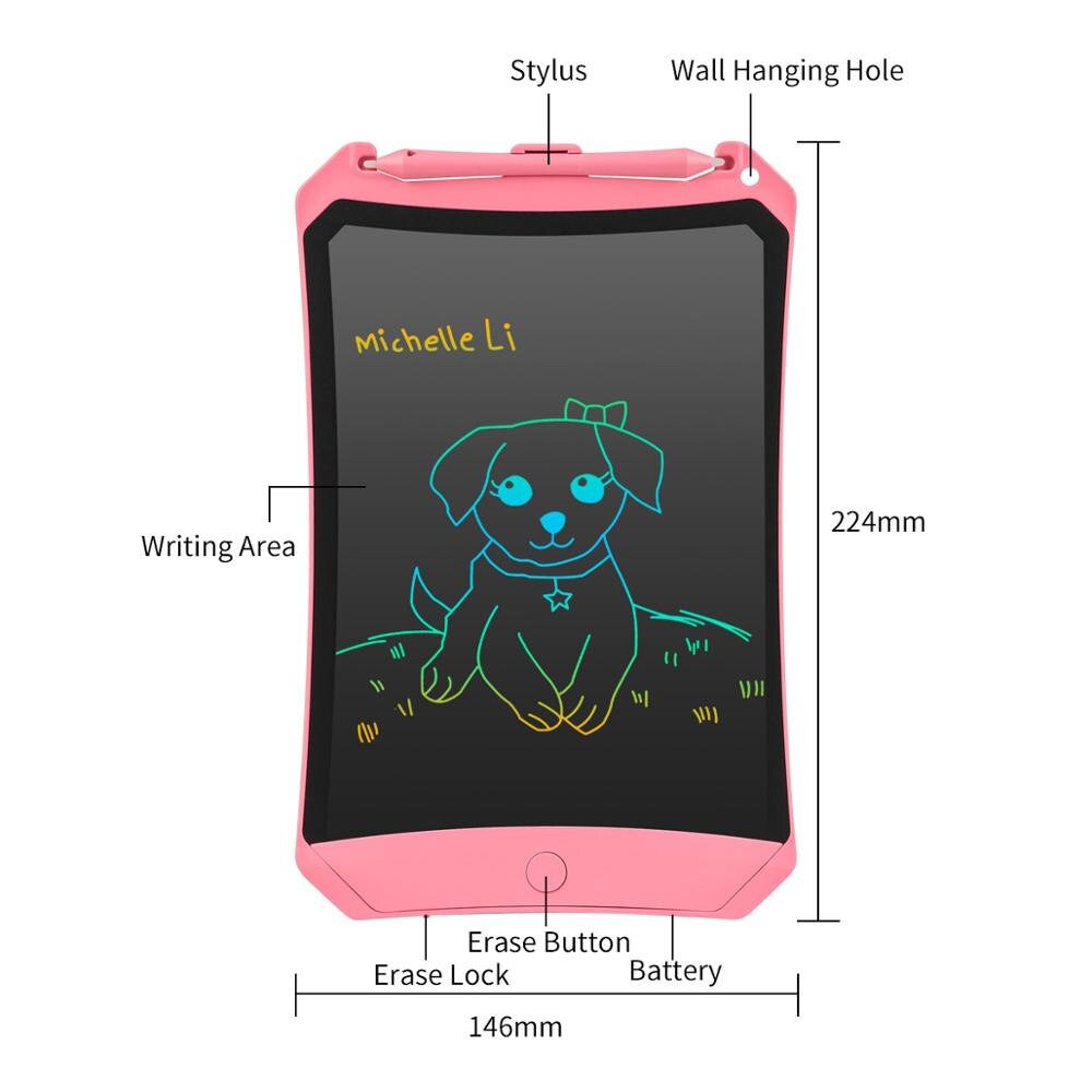 8.5 /10Inch Smart LCD Writing Tablet Electronic Notepad Drawing Graphics Handwriting Pad Board With Colorful Display