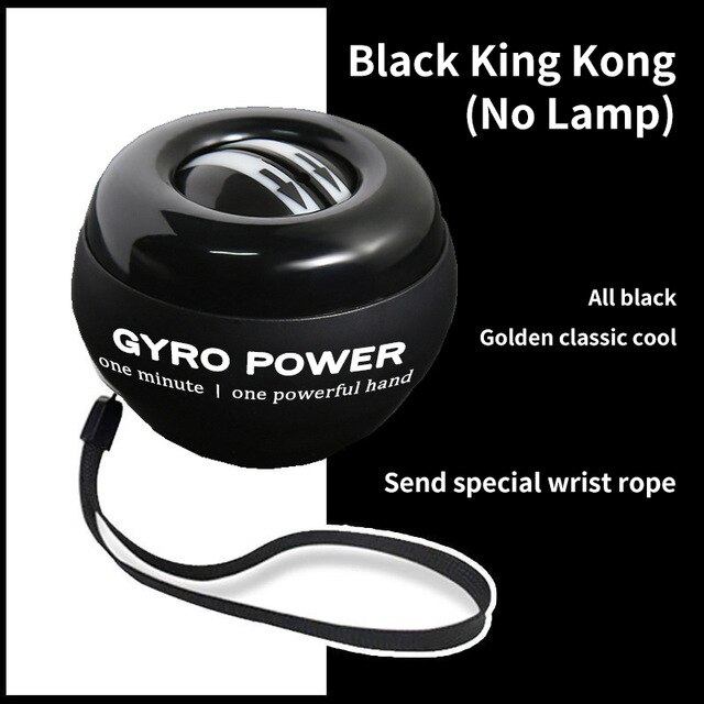 Bola de pulso led trainer gyroscope strengener gyro power ball braço exercitador powerball exercício máquina fitness pulso suprimentos: Bege