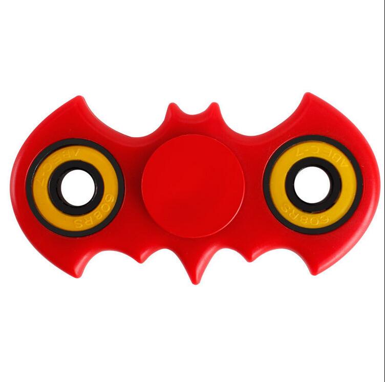 Lichtgevende Vinger Spinner Spinner Rotatie Stress Reliever Hand Spinner Voor Kind En Volwassenen: Rood