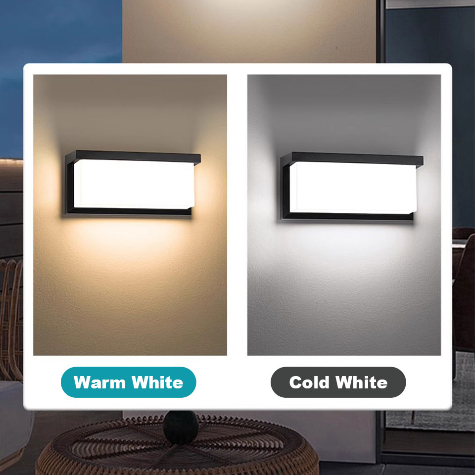 Led buitenwandlamp Waterdicht IP66 Bewegingssensor Led buitenverlichting Veranda Verlichting Balkon Tuinverlichting Buitenwandlamp