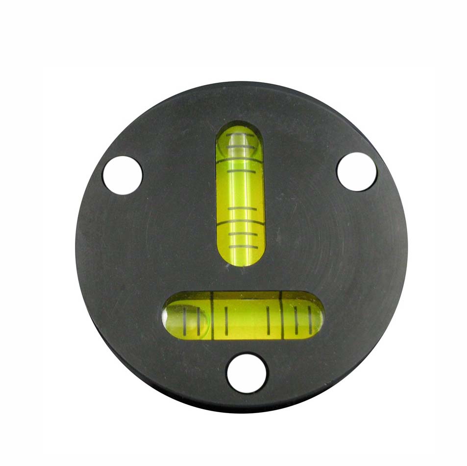 HACCURY 50*13MM T-type level bubble Round spirit level bubble Metal Circular spirit level Instrument