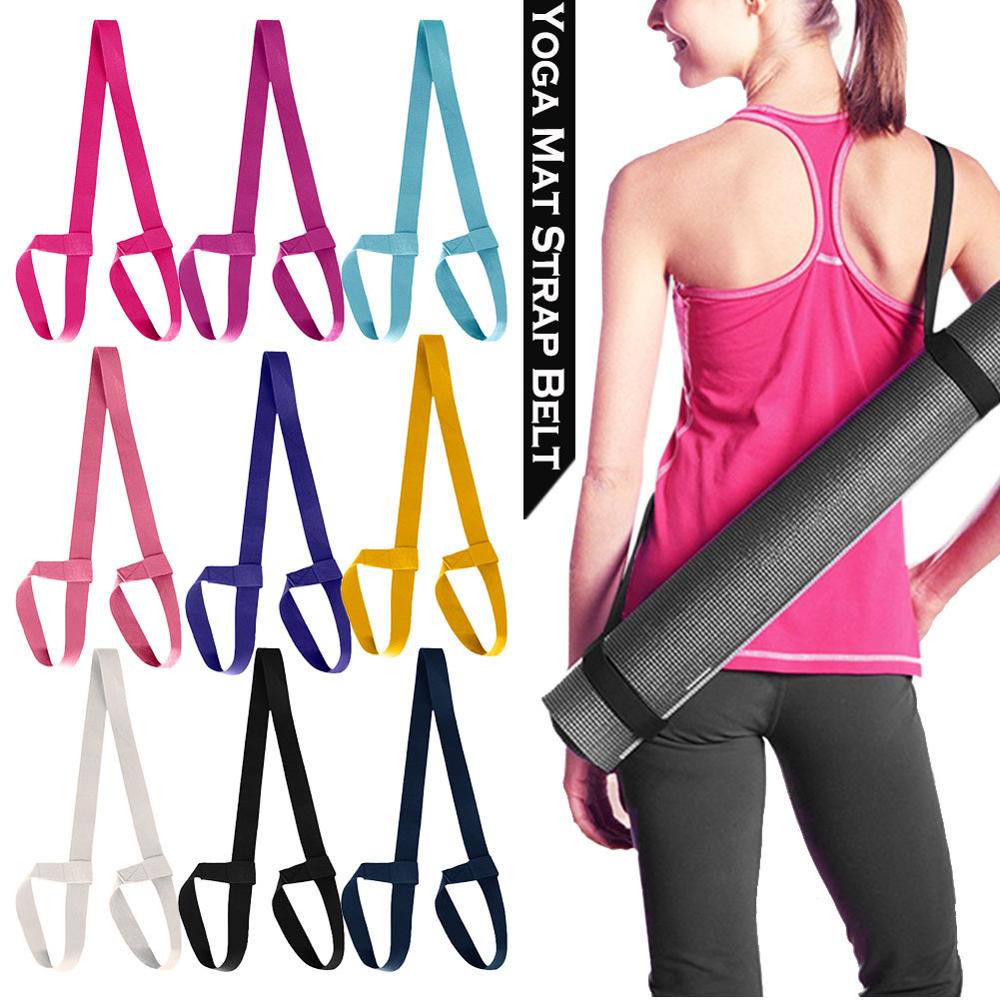 Yoga Mat Riem Riem Verstelbare Sport Sling Schouder Dragen Riem Oefening Stretch Fitness Elastische Yoga Riem
