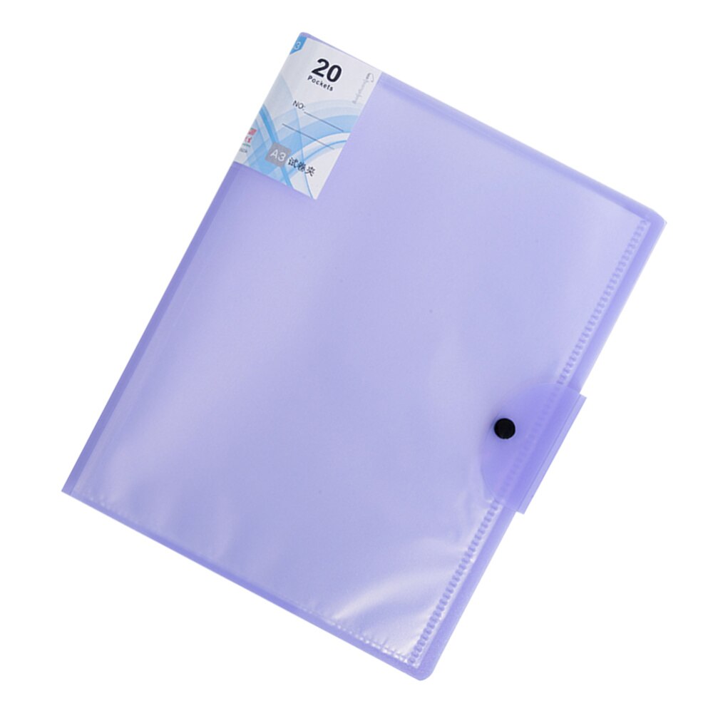 1pc mapper praktisk  a3 papir arrangør papirbinder til hjemmet: Default Title