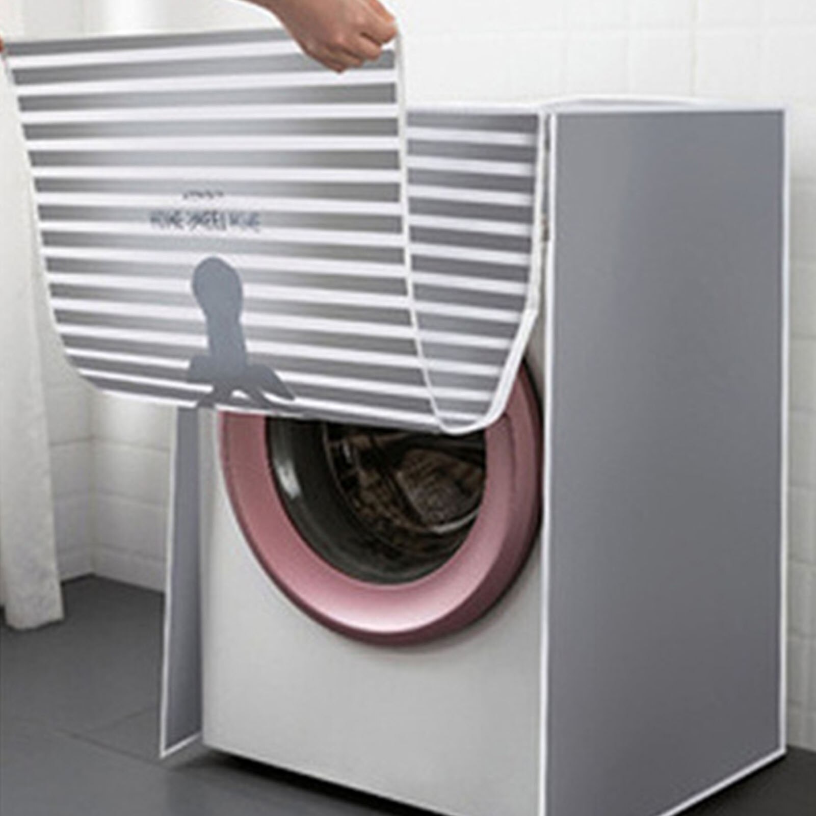 Wasmachine Deksel Waterproof Zonnebrandcrème Top Open Drum Type Wasmachine Universele Cover Doek Front Open Stofkap