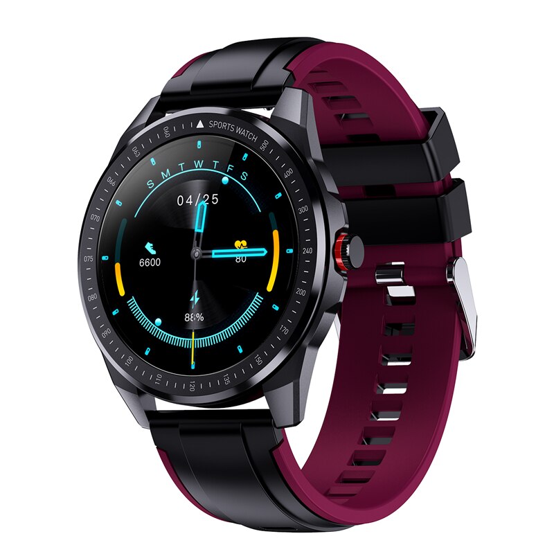 Smart watch IP67 waterproof 1.3 Full touch screen Sports Smart watch Ladies heart rate Fitness tracker Men Smart watch: purple