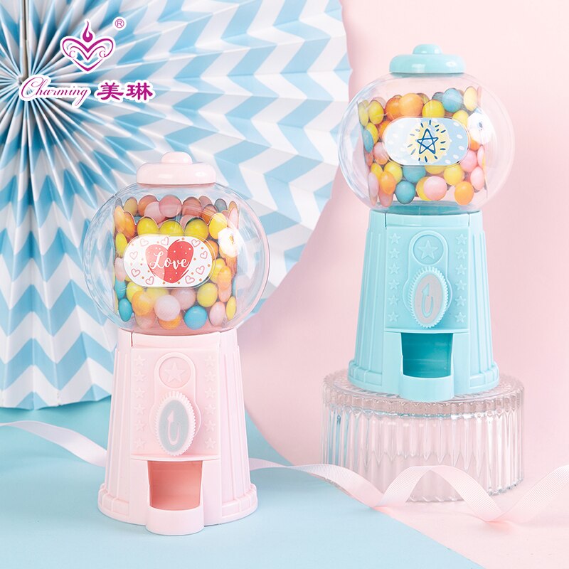 Decoratieve Spaarpot Goedkope Mini Machine Snoep Dispenser Sweets Box Transparant Grappig Spaarpot Skarbonka Home Decor HX50MB