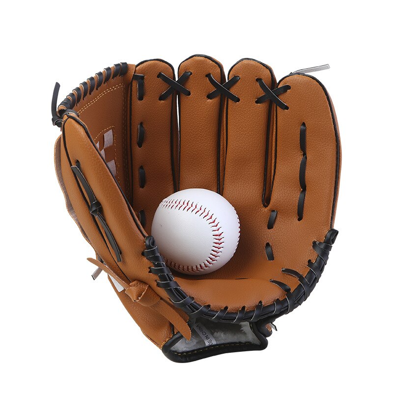 Guante de entrenamiento de Softball para hombre, accesorios de cuero, mano izquierda, bateo de béisbol, Guante de entrenamiento, Beisbol, entrenador de béisbol