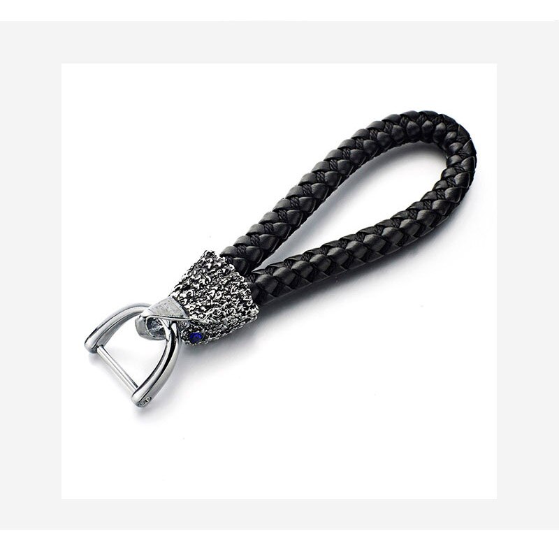 Biltilbehør læder metal nøglering nøglering nøglering ørn form til citroen mazda opel astra volvo fiat kia bil styling