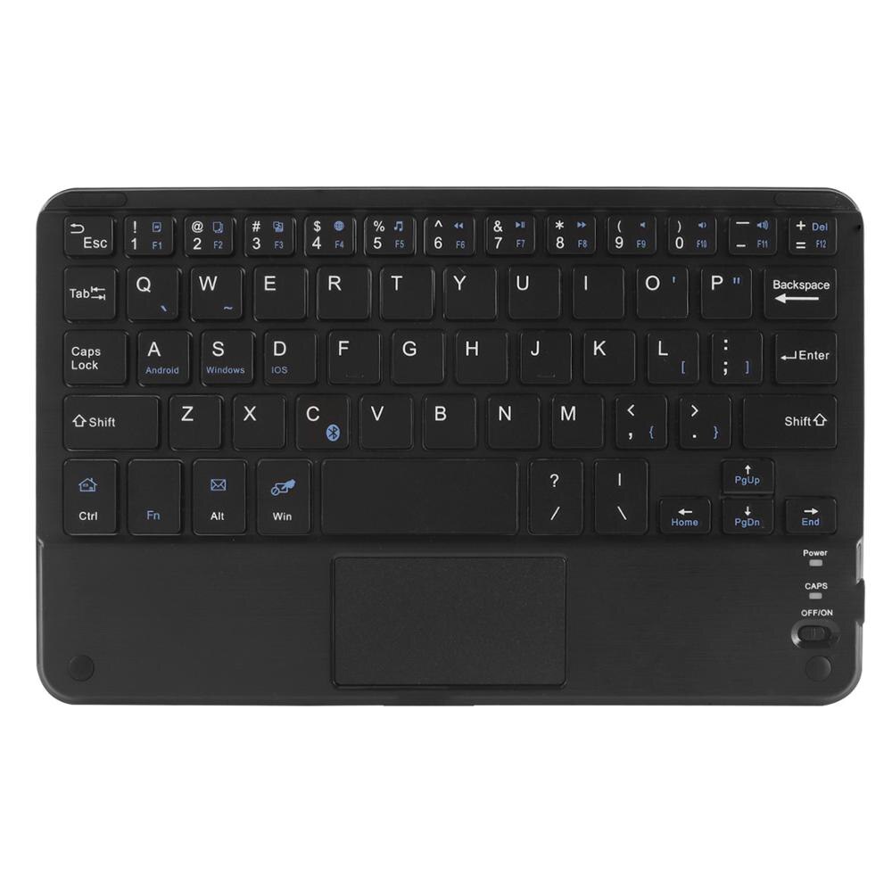 Bluetooth Keyboard Mini Wireless Keyboard Rechargeable BT 5.0 Touch Keypad Ultra-thin Ergonomic Keybord with 59 Keycaps For PC: Standard Edition
