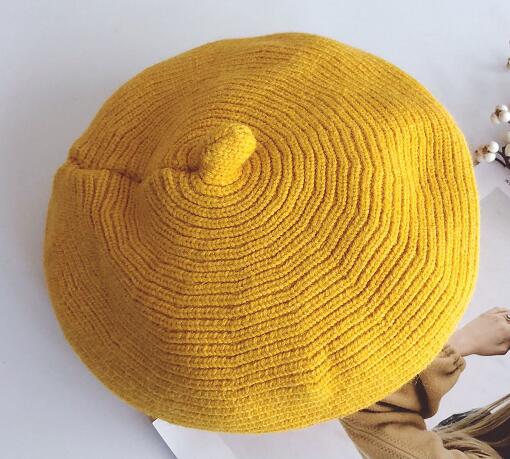 Chapéu do bebê beret 48-52 cm, crochê, malha, chapéu, bebê, bonnet, menina, menino, adereços de fotografia nib97261: Color 10