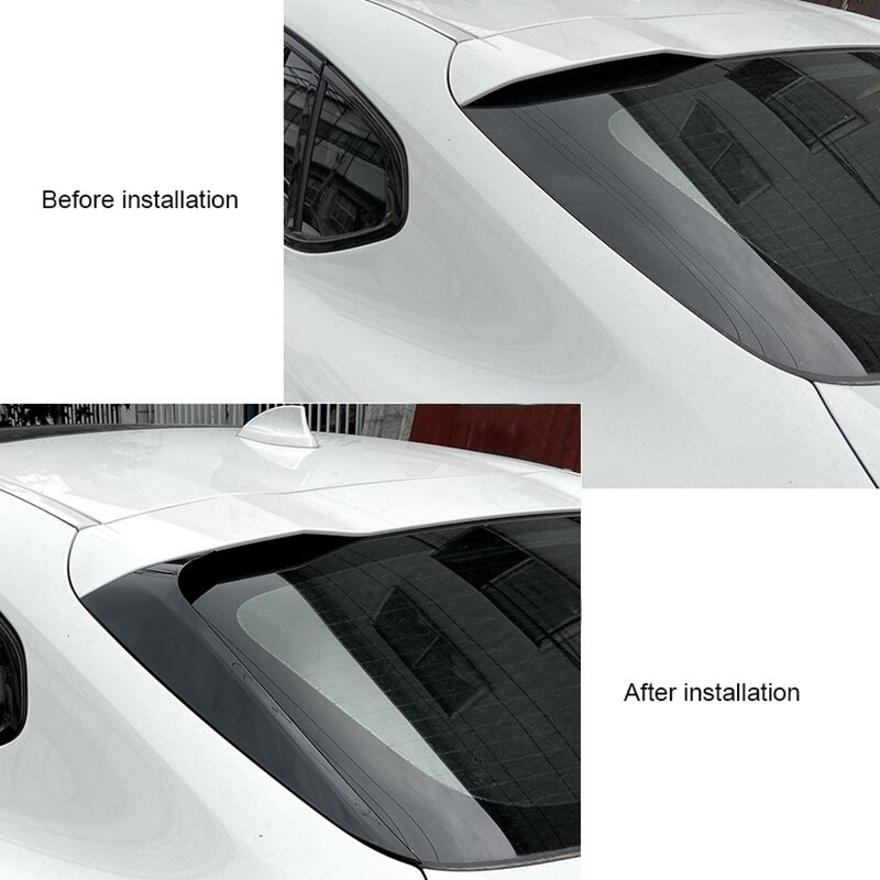 Car Rear Window Side Spoiler Trim For-BMW X4 G02 +