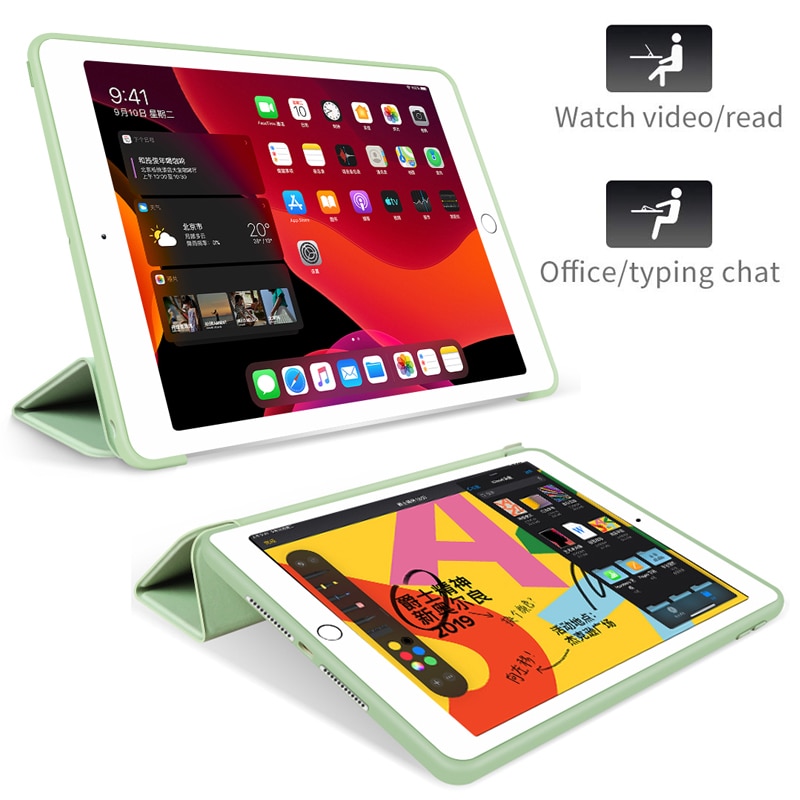 Case for iPad Air 3 10.5 Funda Slim Folding Stand Magnetic Auto Wake Sleep Silicone TPU Soft Smart Cover for iPad Air Case