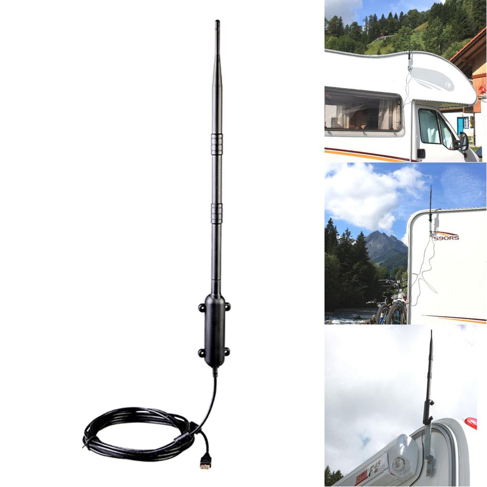High Power 1000M Outdoor WiFi USB Adapter WiFi Antenna 802.11b/g/n Signal Amplifier USB 2.0 Wireless Network Card Receiver Newst
