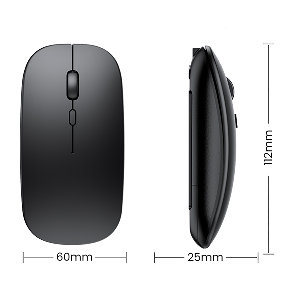 Trådløs mus , 2.4g ergonomisk optisk mus, computermus til bærbar computer, pc, computer, chromebook, notesbog, gaming-gamermus