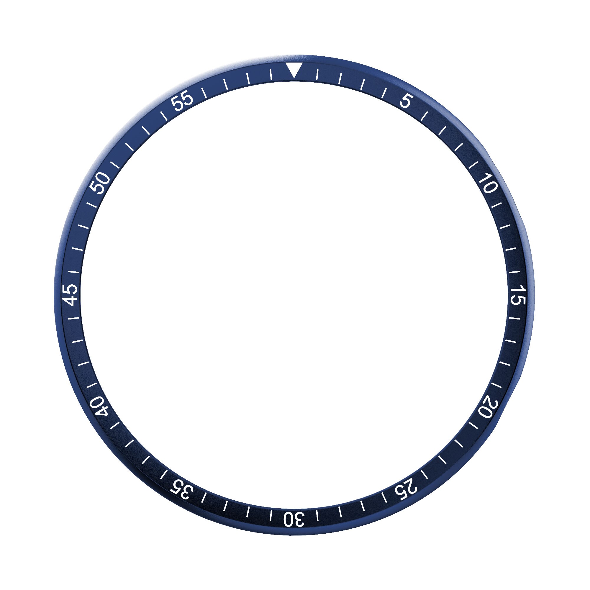 Cadre de la montre Samsung Galaxy active 2, en alliage d'aluminium, 40MM 44MM, bague métallique anti-rayures, accessoire de montre intelligente: Bleu / 44mm